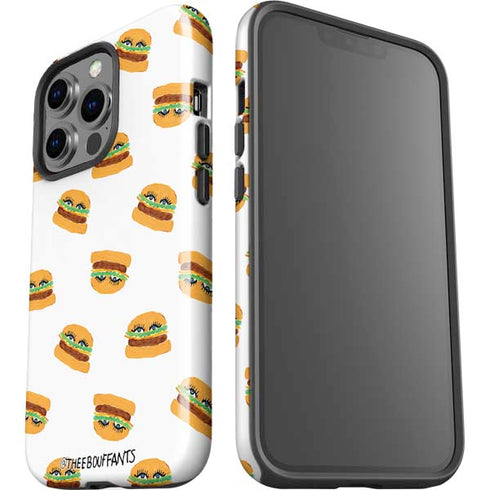 Bouffants and Broken Hearts Cute Burgers iPhone 15 Pro Impact Case